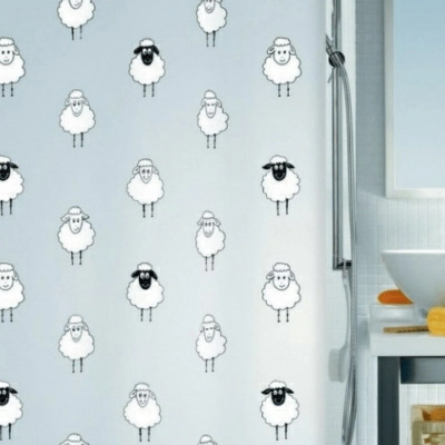 1 Штора для ванной комнаты Spirella Lana