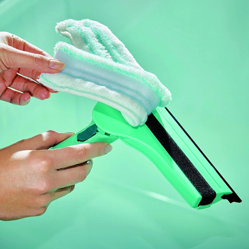 2 Щетка Leifheit W&F Cleaner L micro duo для мытья окон, 32см фото 3