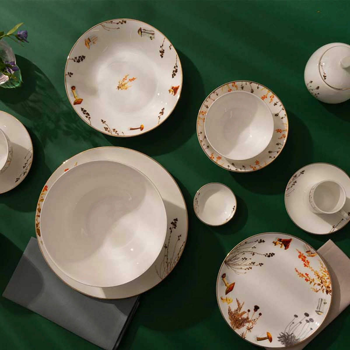 Тарелка десертная Zapel Mushroom 21см фото 2