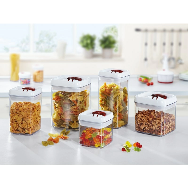 3 Контейнер квадратный для хранения Leifheit Fresh&Easy 1,2л фото 3