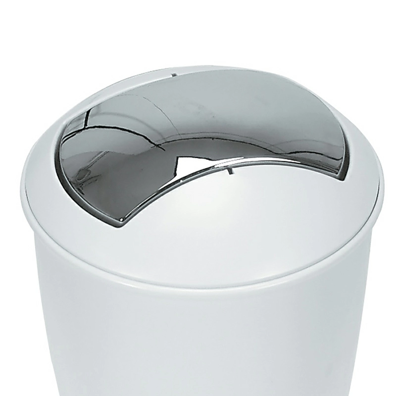 2 Ведро для мусора Spirella Atlanta 5л, цвет белый фото 3