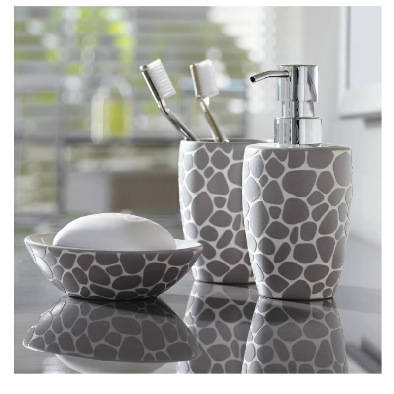 2 Ерш для унитаза Darwin Pebble Spirella, керамика, цвет серый фото 2