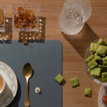 5 Салфетка сервировочная Zapel Eco Leather blue фото 4